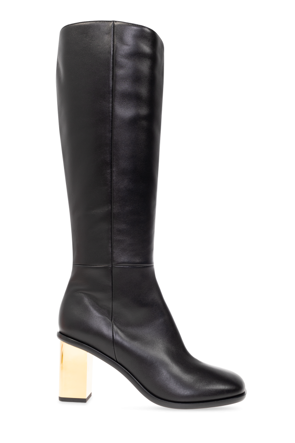 Black Rebecca heeled boots Chloe Vitkac France